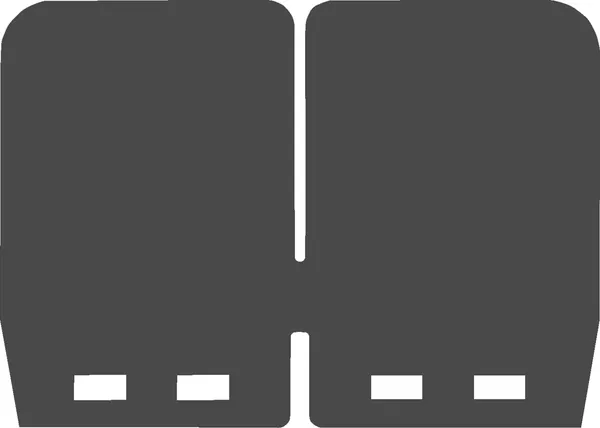 Replacement V-force 4x Reed Petal Set Black 