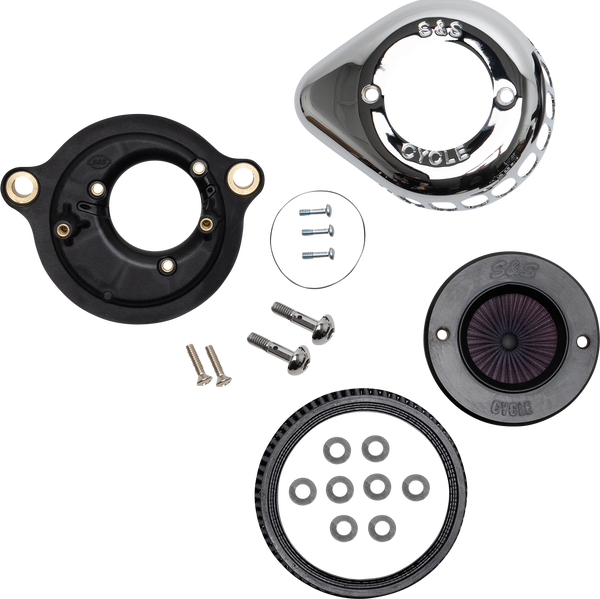 Air Stinger Air Cleaner Kit Silver, 4, nordicamoto.ro