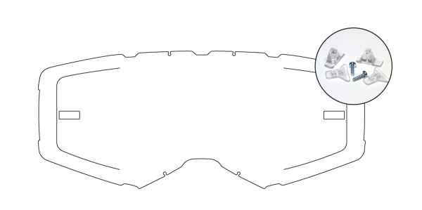 Lentila Airscreen Aero EX Transparent, 5, nordicamoto.ro