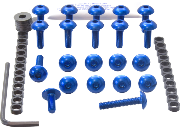 Fairing Bolt Kit For Bmw Blue, 1, nordicamoto.ro