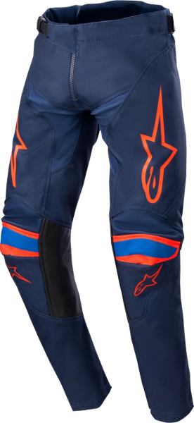 Pantaloni Copii Alpinestars Racer Narin Navy/Orange 24, 5, nordicamoto.ro