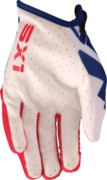 Youth Sx1 Gloves White, Blue -1