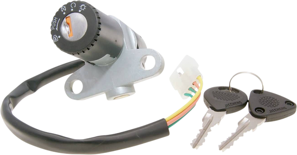 Ignition Switch Black, Silver, 2, nordicamoto.ro