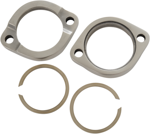 Heavy-duty Exhaust Flange Kit Polished, 1, nordicamoto.ro