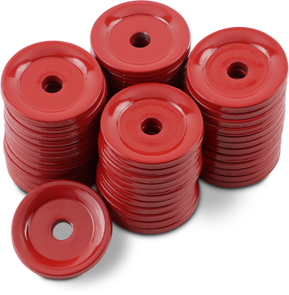 Grand Digger® Support Plates Powder Coated, Red, 1, nordicamoto.ro