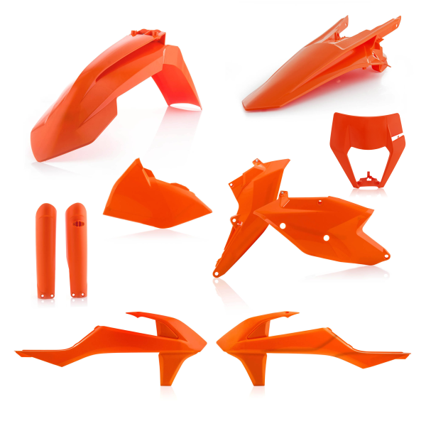 Kit Plastice Complet Acerbis KTM EXC/EXCF 2017-2019 Orange