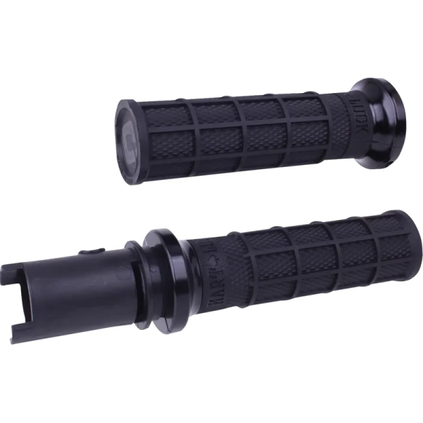 Hart-luck Signature V-twin Lock-on Grips Black, 1, nordicamoto.ro