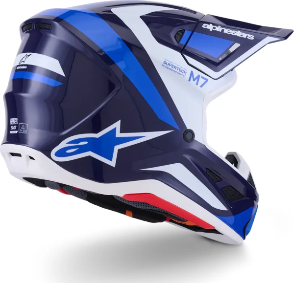 Cască Alpinestars SM7 Rise Blue-5