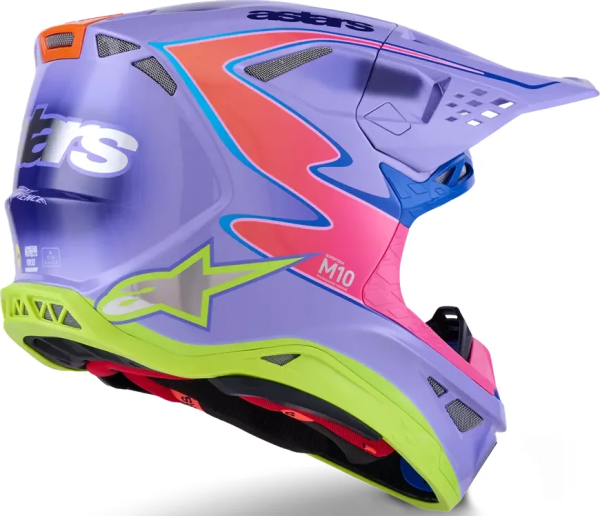 Casca Alpinestars Supertech M10 Jett Lawrence R01 Purple-5