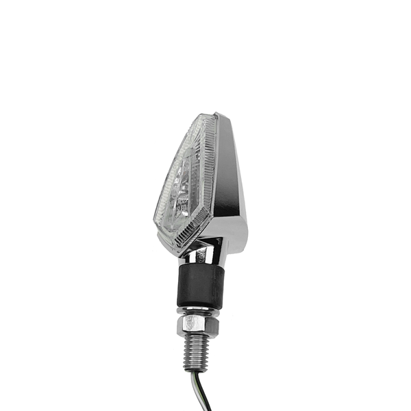 E-marked Smd Led Front Indicators With Front Position  Light Chrome, 2, nordicamoto.ro