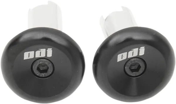Aluminum Handlebar End Plug Black 