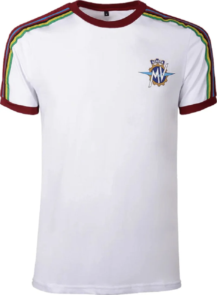 Tricou Reparto Corse Vintage cu dungi, 1, nordicamoto.ro