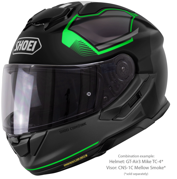 Casca integrala SHOEI GT-AIR3 MIKE TC-4 Negru/Verde Mat XXL-4