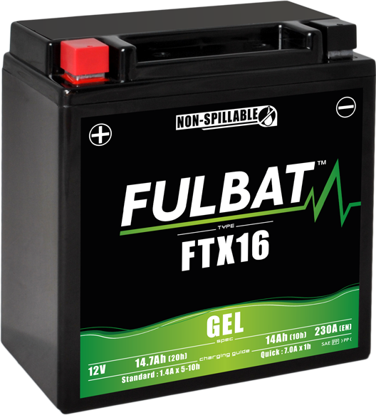 Baterie Moto Gel Fulbat FTX16 12V 14.7A
