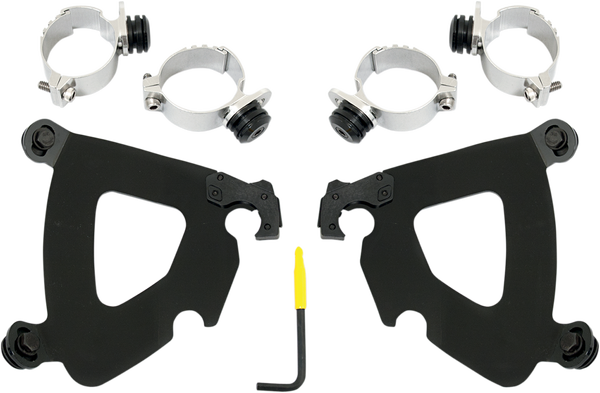 Gauntlet Fairing Trigger-lock Hardware Kit Black, 1, nordicamoto.ro