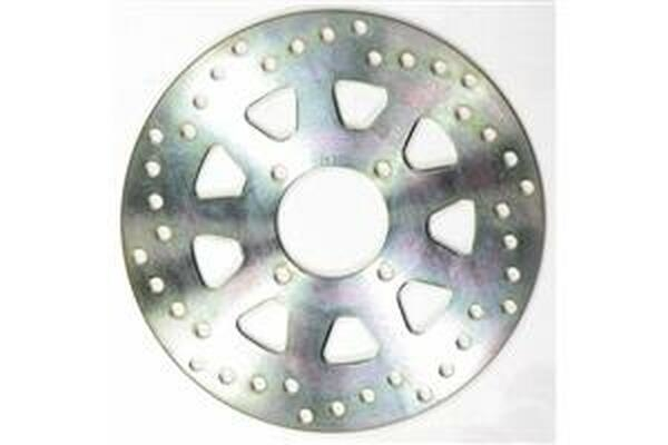 Round D-series Scooter Brake Rotor Silver, Stainless Steel, 1, nordicamoto.ro