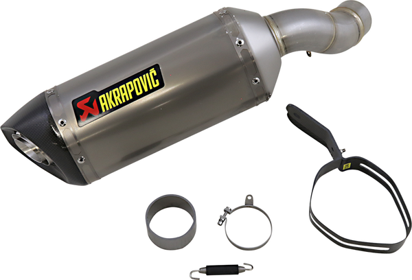 Titanium Slip-on Line Muffler Silver 