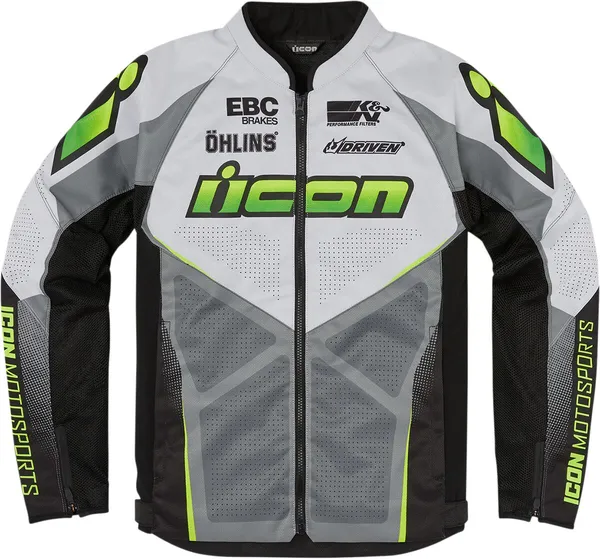Geaca Textila Icon Hooligan Ultrabolt Black/Gray/Orange-10