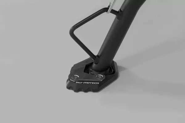 Sidestand Foot Extension Black, Silver -1