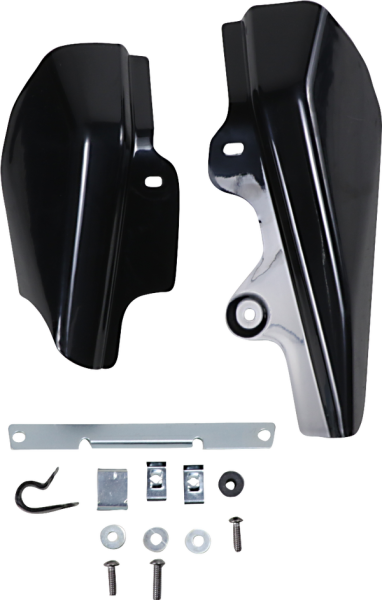 Frame Mounted Heat Deflectors Black, 2, nordicamoto.ro
