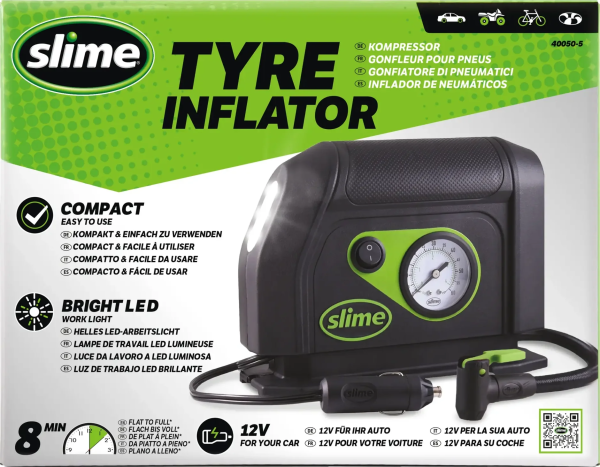 Pompă de umflat anvelope de 12 V, negru, 8, nordicamoto.ro