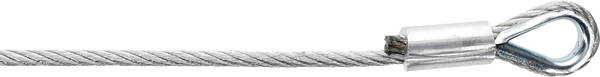 Wire Rope For Winch Silver, 4, nordicamoto.ro