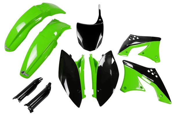 Full Body Replacement Plastic Kit Black, Green