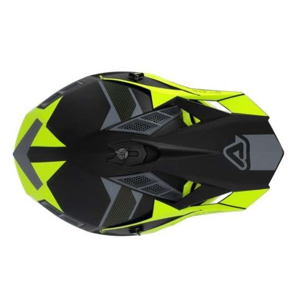 Casca Acerbis X-Track 22.06 Black Yellow Fluo-0