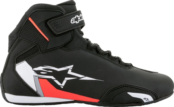 Ghete Alpinestars Sektor Black/White/Red-3