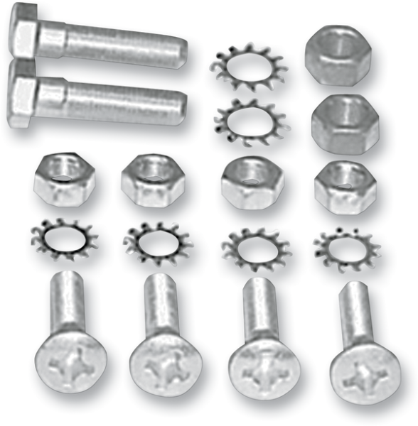 Rear Fender Mounting Hardware Kit Silver, 1, nordicamoto.ro