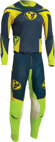 Tricou Thor Pulse 04 LE Midnight/Lime S, 7, nordicamoto.ro