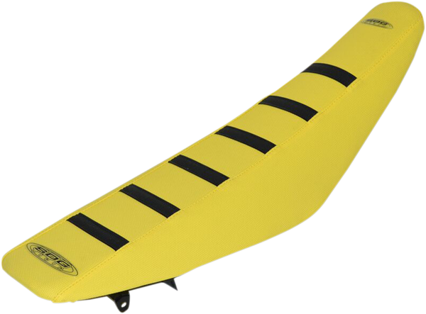 6-rib Gripper Seat Cover Yellow, 2, nordicamoto.ro