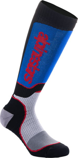Sosete Copii Alpinestars Mx Plus Black/White/Blue-0