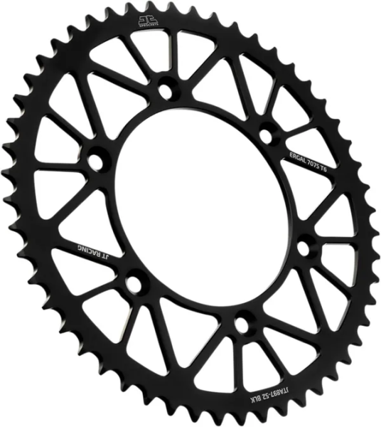 JT SPROCKETS Racelite Aluminum Rear Sprocket Black 