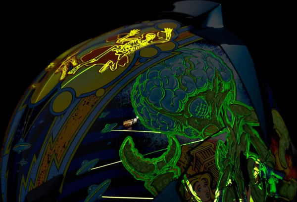 Casca Icon Airflite Bugoid Blitz Multicolor/Blue-7