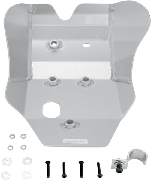 Placă de protecție din aluminiu MOOSE RACING (argintie), 1, nordicamoto.ro