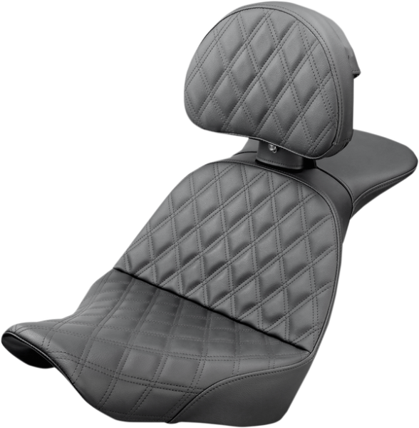 Explorer Lattice Stitch Seat Black, 1, nordicamoto.ro