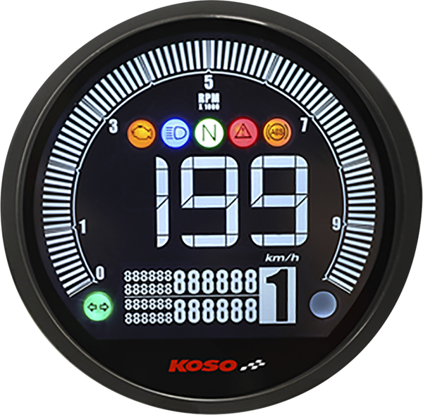 Multifunction Meter Black, 1, nordicamoto.ro
