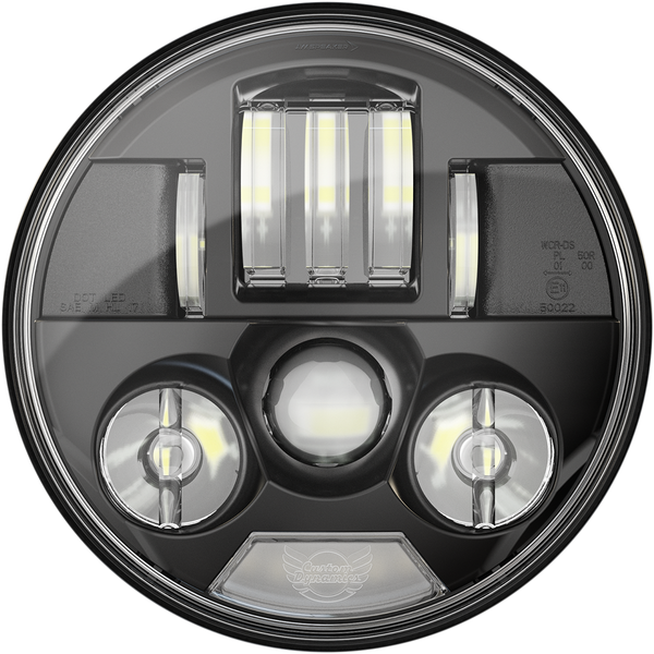 7(r) Probeam® Led Headlamp Black, 2, nordicamoto.ro