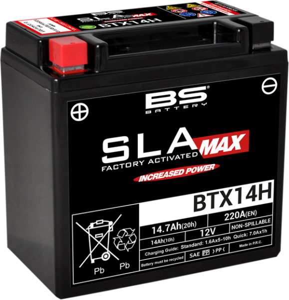 Sla Max Factory- Activated Agm Maintenance-free Battery [60873] Black -c9d7f4f2957176fad445dd5ff371bfc5.webp