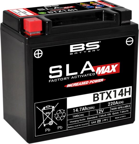 Sla Max Factory- Activated Agm Maintenance-free Battery [60873] Black-c9d7f4f2957176fad445dd5ff371bfc5.webp