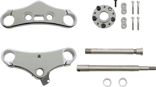 49 Mm Wide Glide Triple Tree Conversion Kit Chrome, 2, nordicamoto.ro