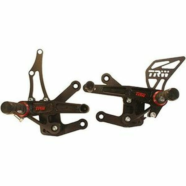 Rearset/footrest Black, Anodized, 1, nordicamoto.ro
