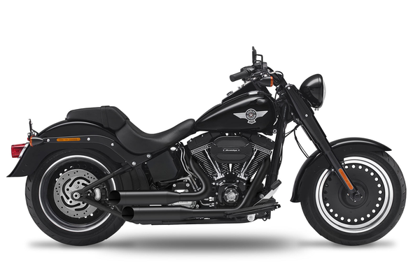 2in2 | 3(r) | Shotgun-low | Staggered Exhaust System Matte Black, 1, nordicamoto.ro