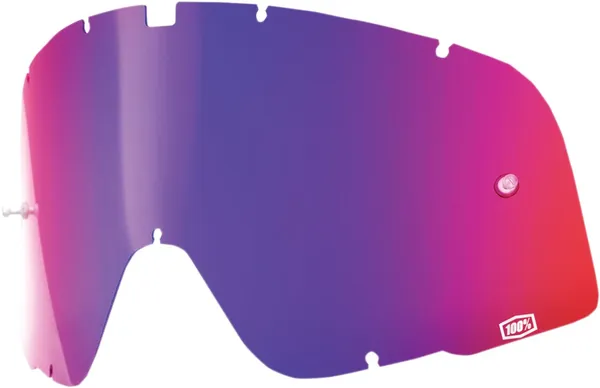 Lentila ochelari 100% Barstow Classic/Legend Mirror Red/Blue-0