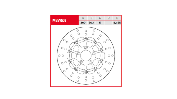 Round Floating Brake Rotor Black, Silver, Stainless Steel, 1, nordicamoto.ro