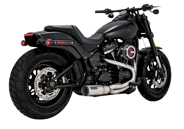 2-into-1 Hi-output Short Exhaust System Brushed, 1, nordicamoto.ro
