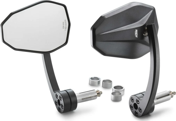 Handlebar end mirror set