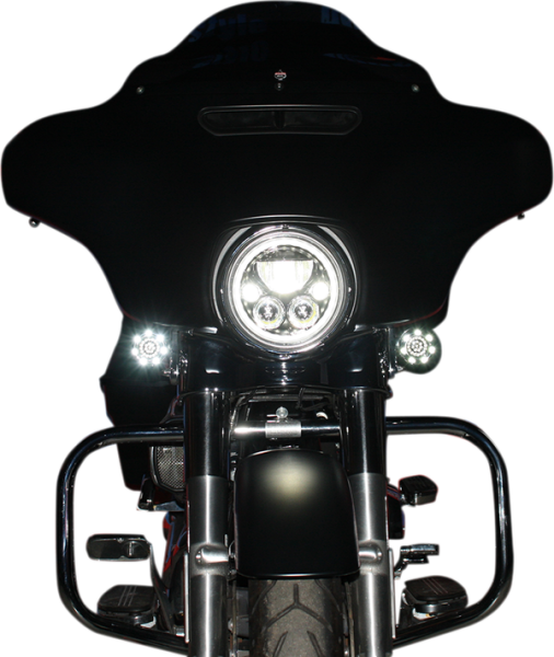 Trubeam® Led Headlamps Chrome, 1, nordicamoto.ro