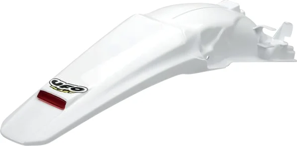 UFO Enduro Rear Fender White, 1, nordicamoto.ro